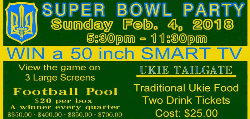 UKIE Super Bowl Party – Feb 4, 2018